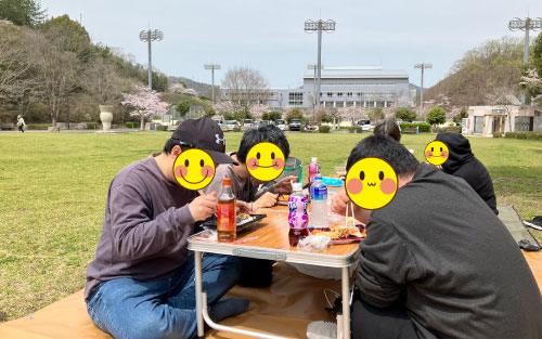 エール万富のお花見イベント